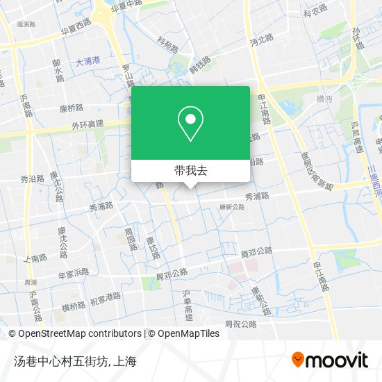 汤巷中心村五街坊地图