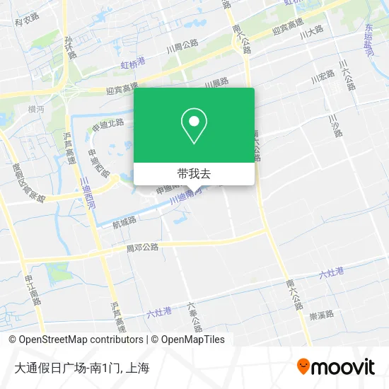 大通假日广场-南1门地图
