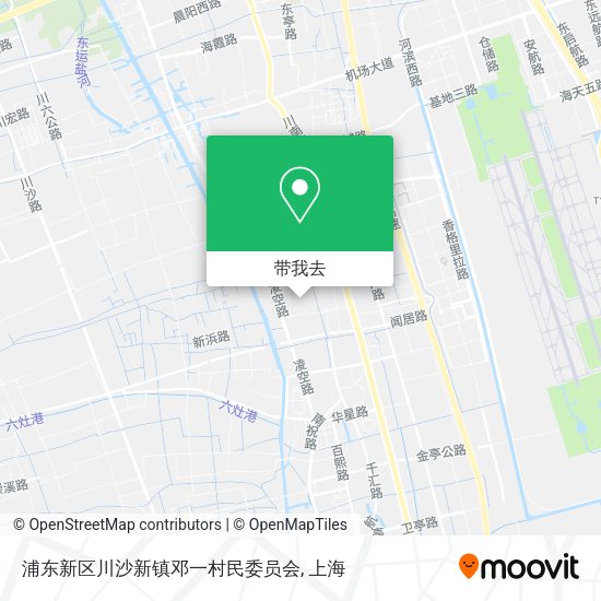 浦东新区川沙新镇邓一村民委员会地图