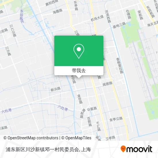 浦东新区川沙新镇邓一村民委员会地图