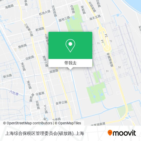 上海综合保税区管理委员会(硕放路)地图