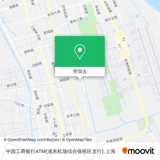 中国工商银行ATM(浦东机场综合保税区支行)地图