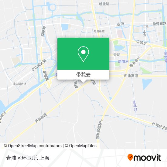 青浦区环卫所地图