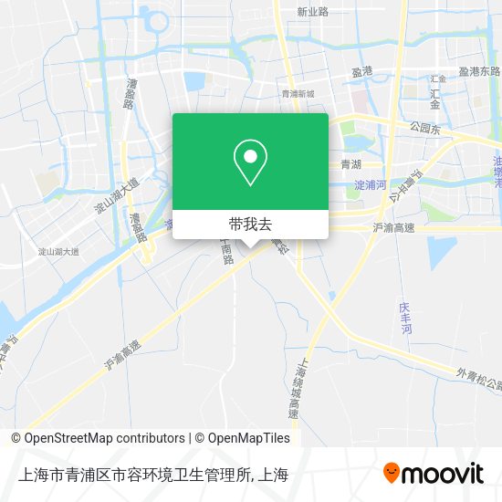 上海市青浦区市容环境卫生管理所地图