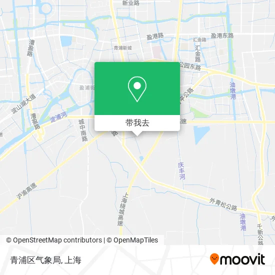 青浦区气象局地图