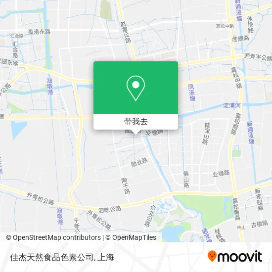 佳杰天然食品色素公司地图