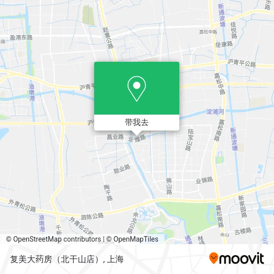 复美大药房（北干山店）地图
