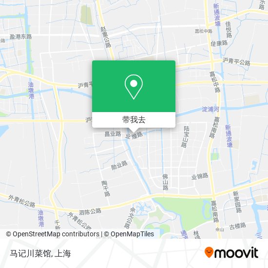 马记川菜馆地图