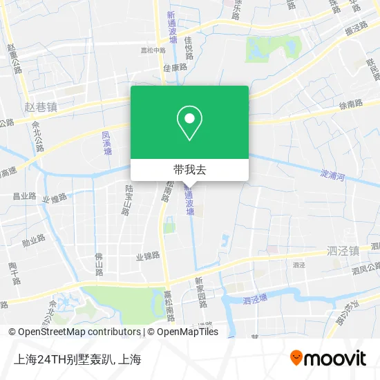 上海24TH别墅轰趴地图