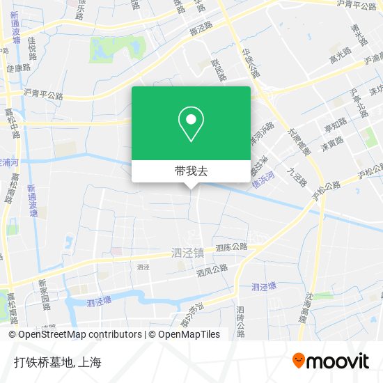 打铁桥墓地地图