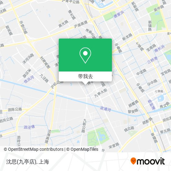 沈思(九亭店)地图