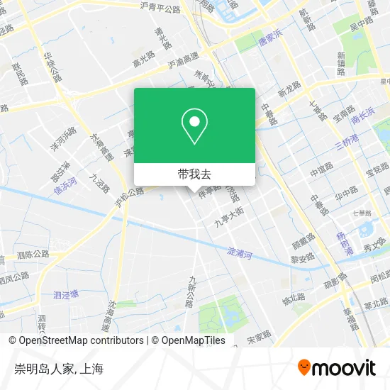 崇明岛人家地图