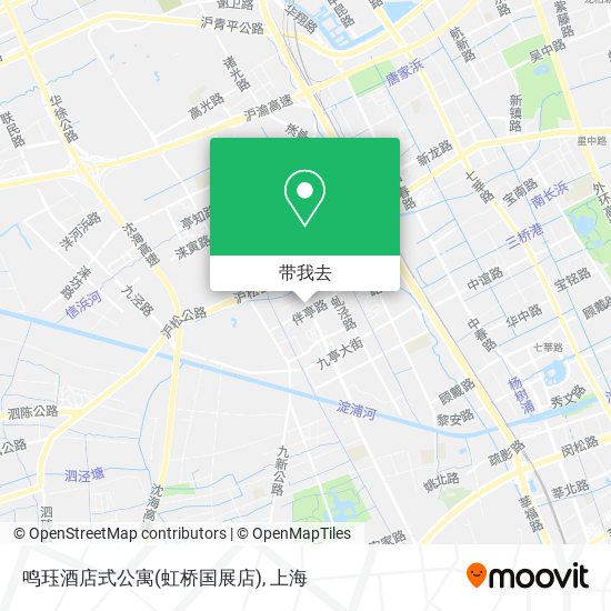 鸣珏酒店式公寓(虹桥国展店)地图