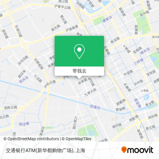 交通银行ATM(新华都购物广场)地图