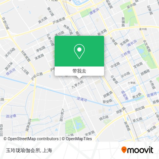 玉玲珑瑜伽会所地图