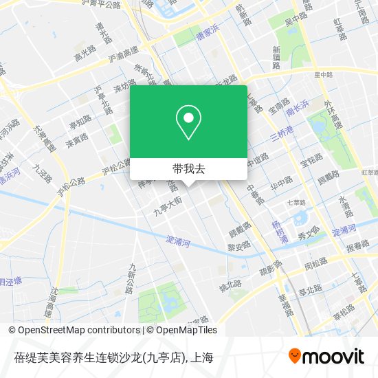 蓓缇芙美容养生连锁沙龙(九亭店)地图