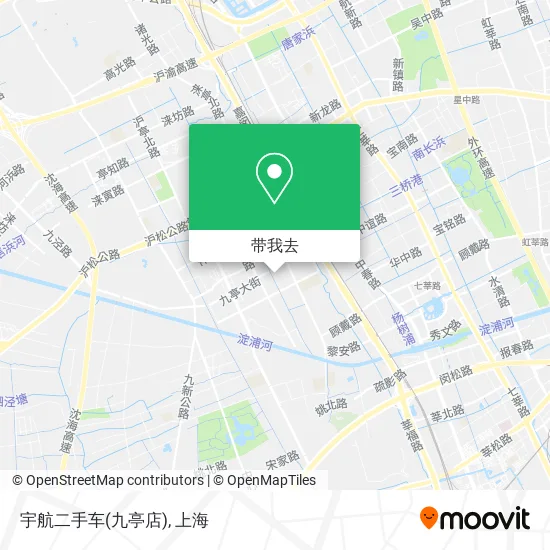 宇航二手车(九亭店)地图
