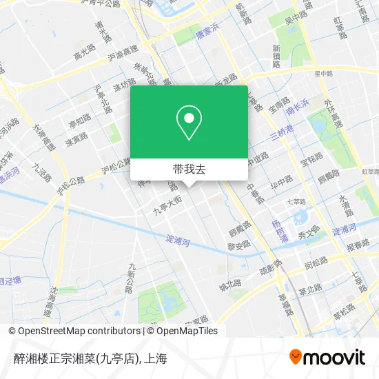 醉湘楼正宗湘菜(九亭店)地图