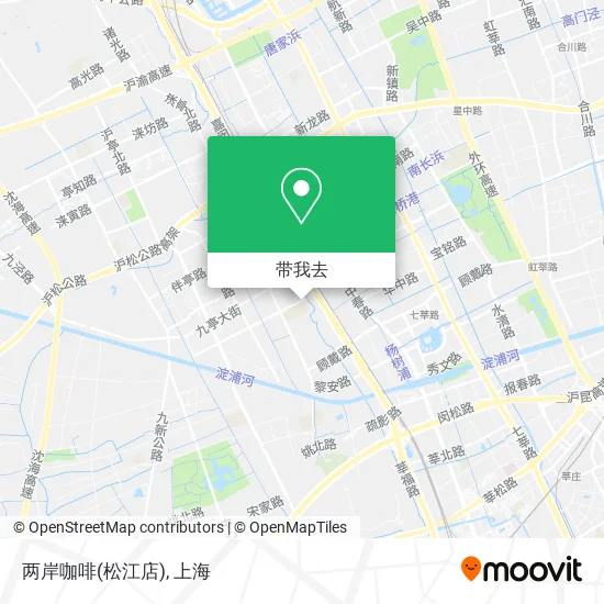 两岸咖啡(松江店)地图