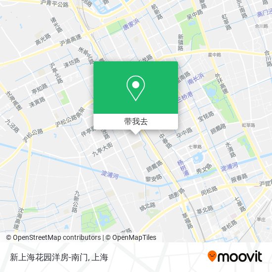 新上海花园洋房-南门地图