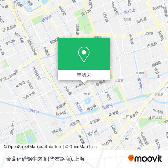 金鼎记砂锅牛肉面(华友路店)地图