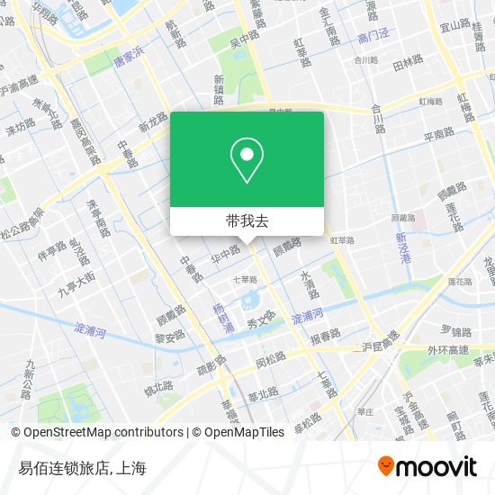 易佰连锁旅店地图