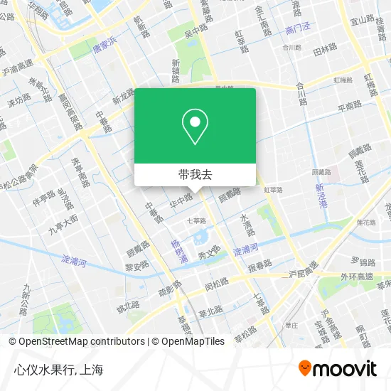 心仪水果行地图