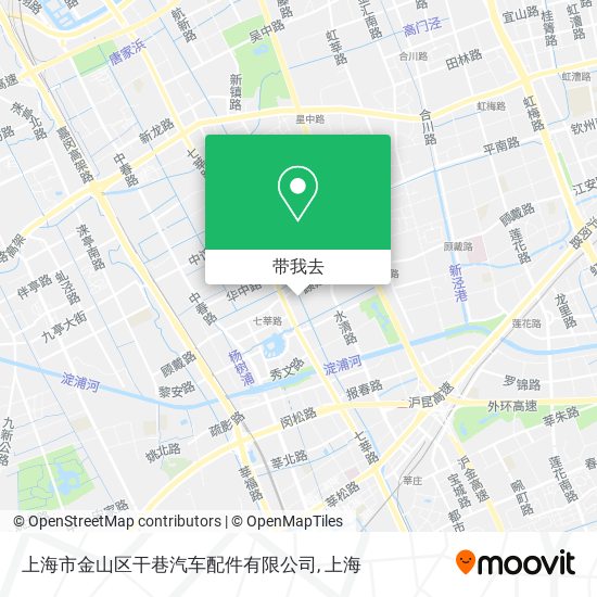 上海市金山区干巷汽车配件有限公司地图