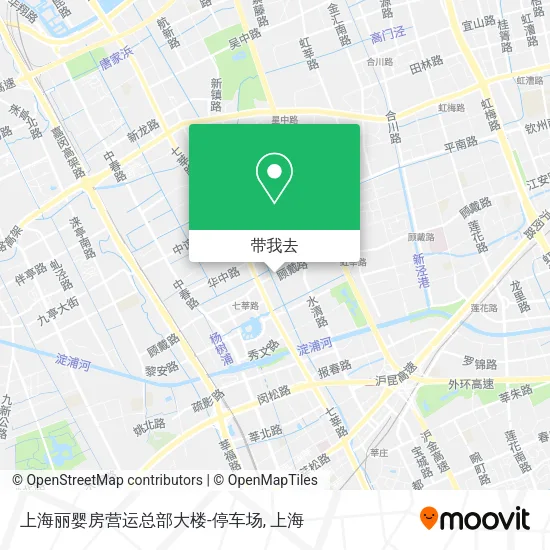 上海丽婴房营运总部大楼-停车场地图