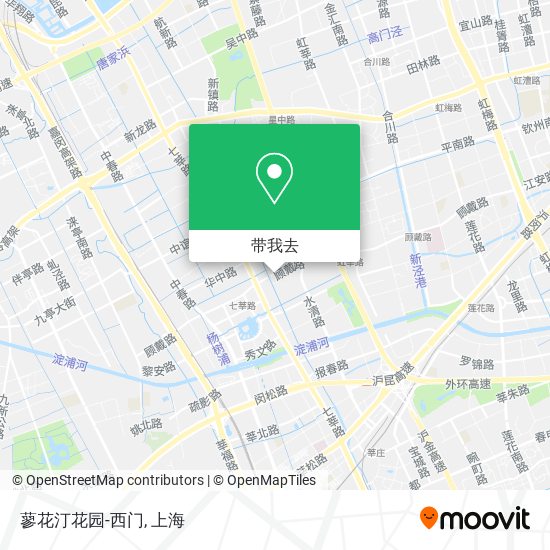 蓼花汀花园-西门地图