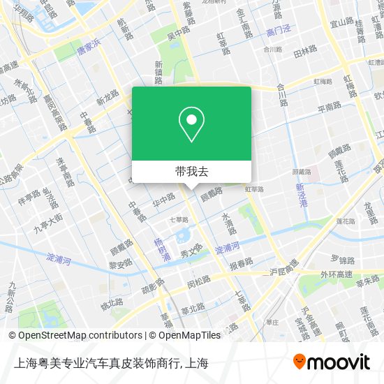 上海粤美专业汽车真皮装饰商行地图
