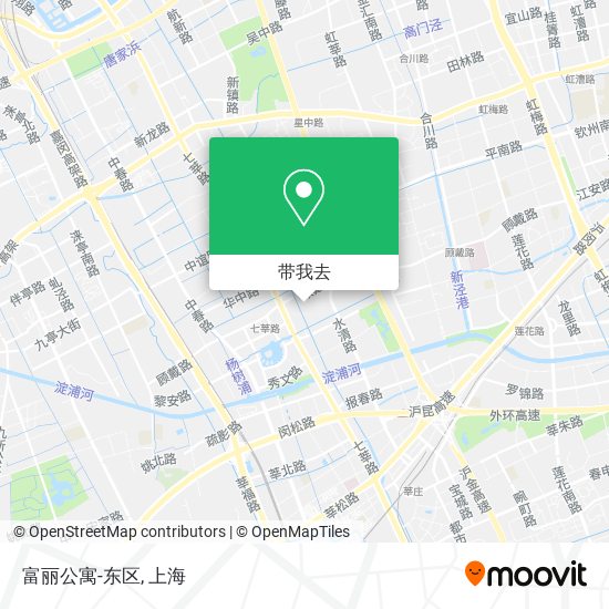 富丽公寓-东区地图