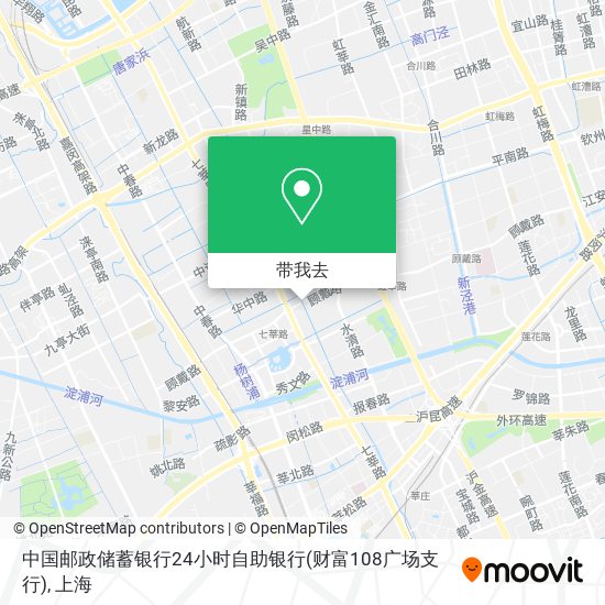 中国邮政储蓄银行24小时自助银行(财富108广场支行)地图
