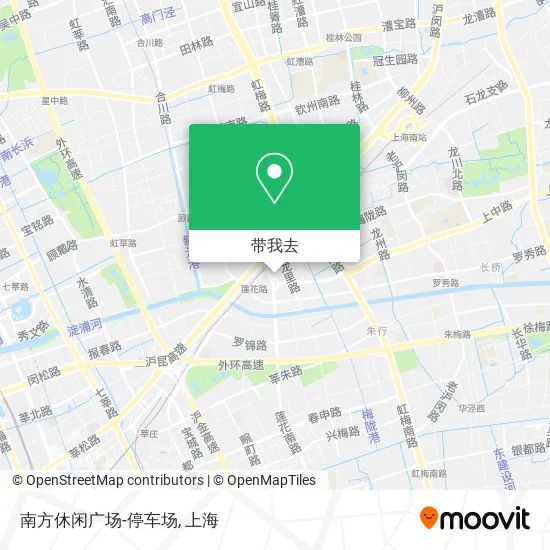 南方休闲广场-停车场地图