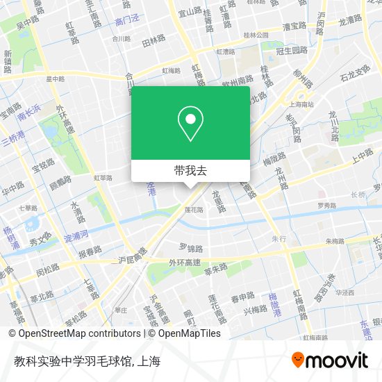 教科实验中学羽毛球馆地图