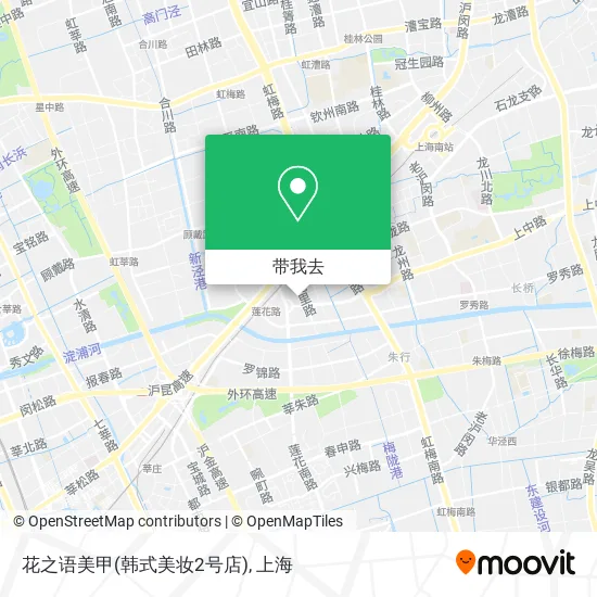 花之语美甲(韩式美妆2号店)地图