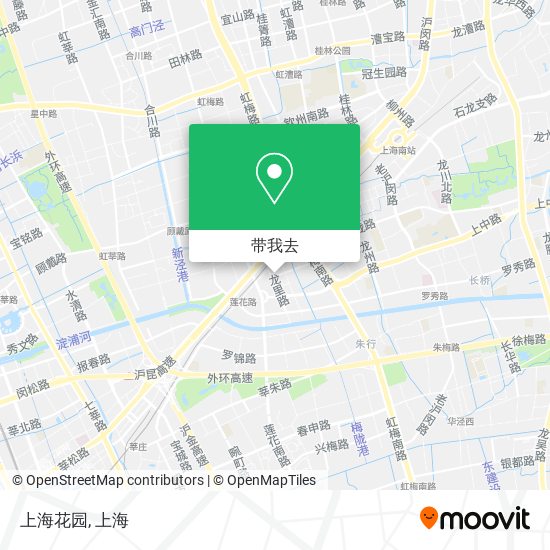 上海花园地图