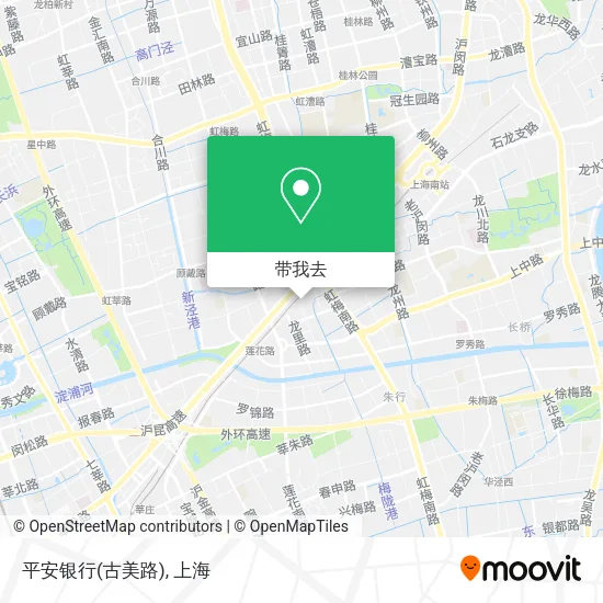 平安银行(古美路)地图