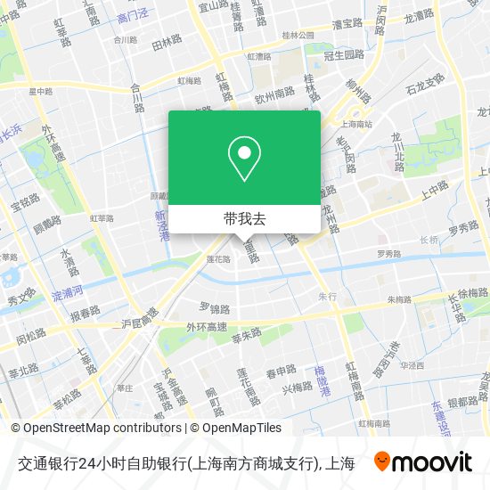 交通银行24小时自助银行(上海南方商城支行)地图