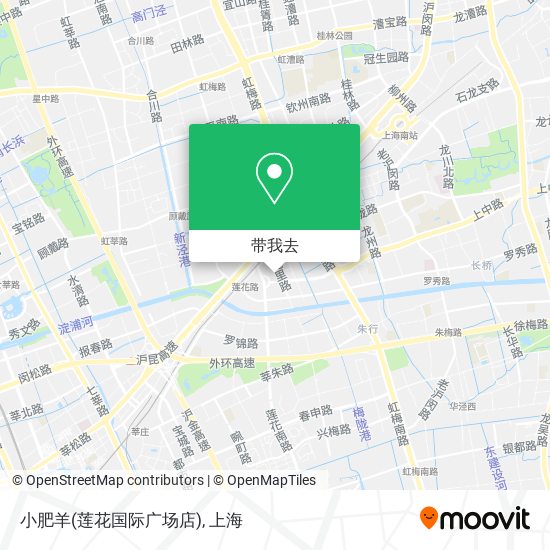 小肥羊(莲花国际广场店)地图