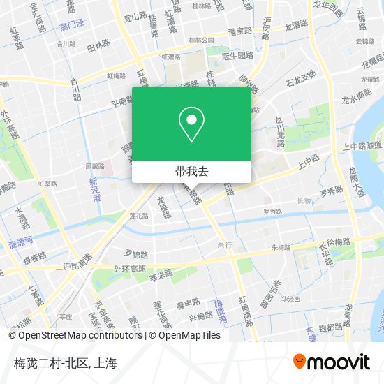 梅陇二村-北区地图