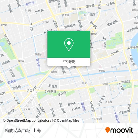 梅陇花鸟市场地图