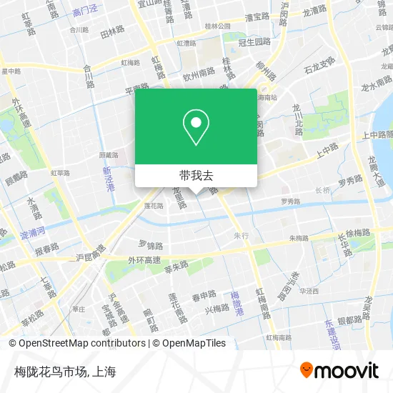 梅陇花鸟市场地图