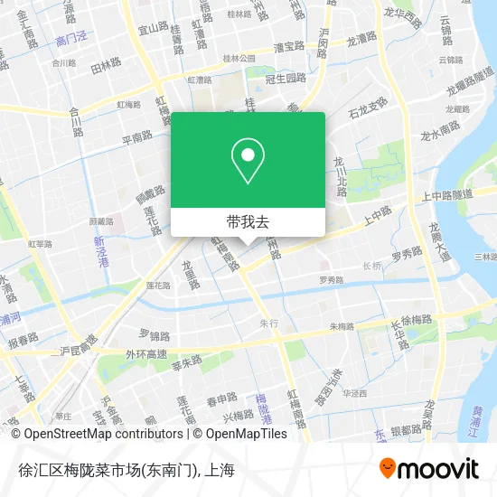 徐汇区梅陇菜市场(东南门)地图