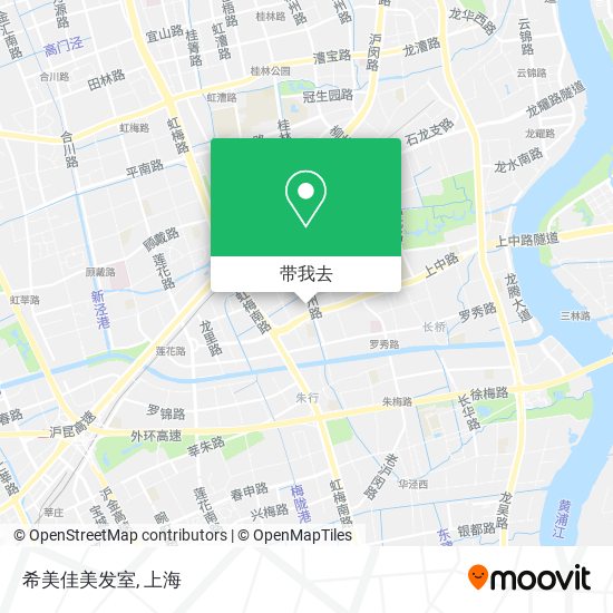 希美佳美发室地图