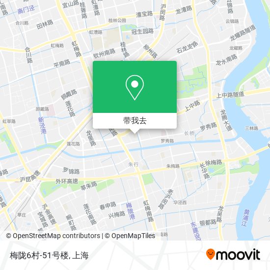 梅陇6村-51号楼地图