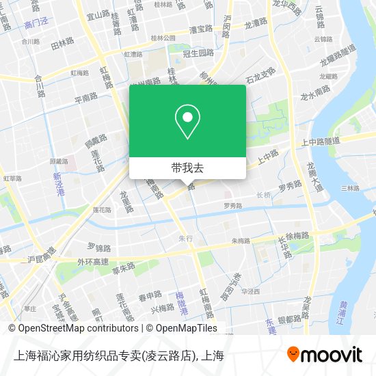 上海福沁家用纺织品专卖(凌云路店)地图