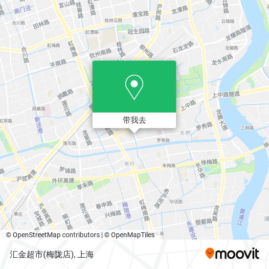 汇金超市(梅陇店)地图