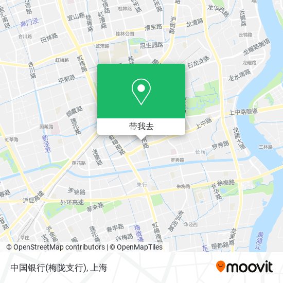 中国银行(梅陇支行)地图