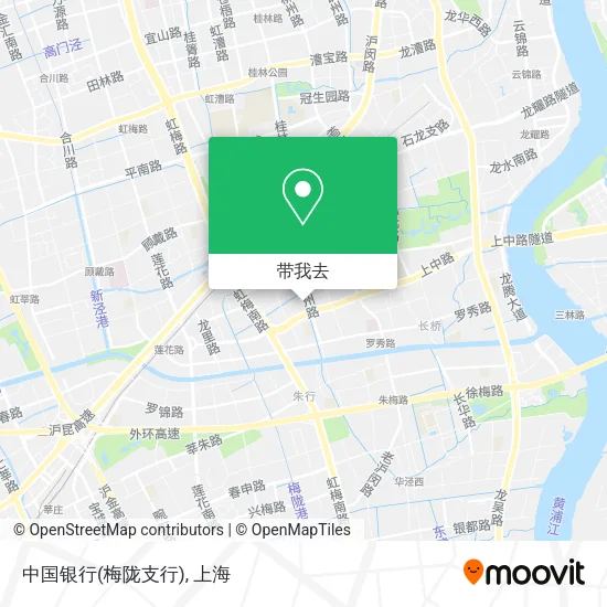 中国银行(梅陇支行)地图